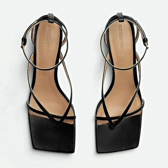 Bottega Veneta Women's Stretch Ankle Strap Kitten Heel Sandals Sz 36.5 MSRP $990 - Picture 3 of 11